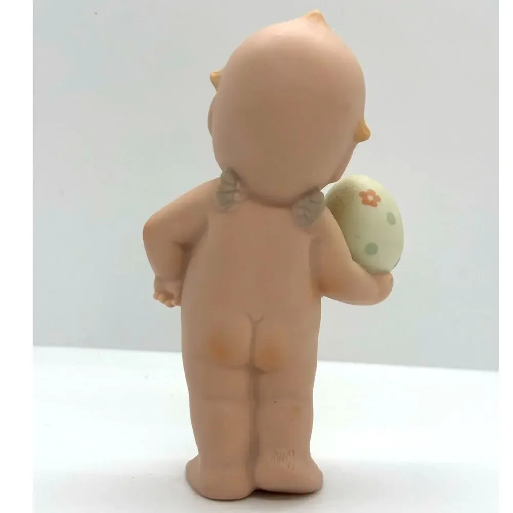 VTG 1992 Jesco/Enesco Rose O'Neill Porcelain Kewpie Doll Figurine, Easter Egg